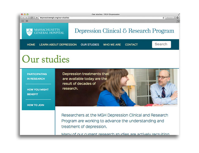 Our studies page of the DCRP website