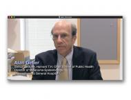 Screenshot showing P.I. Alan Geller talking about the ASK study
